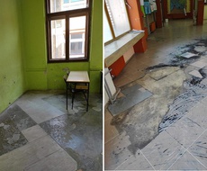 Neshvatljive razmere URUŠAVANjA i NEODRŽAVANjA osnovne škole