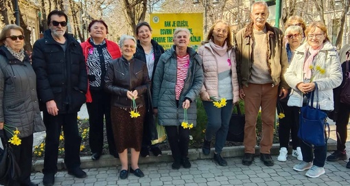 Niz aktivnosti tokom marta za članove Udruženja osoba lečenih od raka “Nada” Apatin