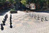 Šah se vratio na ulice Apatina, besplatna igra na otvorenom za sve generacije