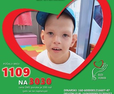 POMOZIMO STEFANU, POŠALJITE 1109 NA 3030