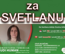 PRIKUPLJENO JOŠ 41.690 DINARA ZA SVETLANINO LEČENJE
