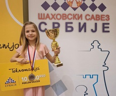 Apatinka Kalina Pejin od ponedeljka u Gruziji na svetskom šahovskom takmičenju