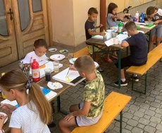 U toku letnje likovne radionice Kulturnog centra Apatin