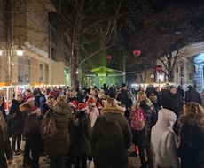 Božićni bazar u Apatinu okupio velik broj izlagača i posetilaca