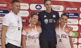 Apatinke Staša Zorić i Elena Erić vicešampionke državnog prvenstva Sportskih igara mladih