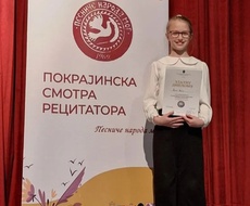 Olga Holo iz Kupusine ostvarila plasman na republičku smotru recitatora