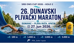 Tradicionalni, 26. Dunavski plivački maraton u Apatinu zakazan za 27. jun