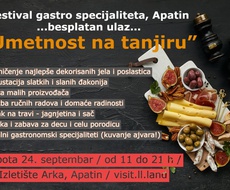 Festival gastro specijaliteta u subotu na izletištu Arka