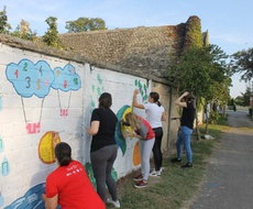 REALIZOVAN OMLADINSKI VOLONTERSKI PROJEKAT „ENO ŠKOLA, EVO MURAL“
