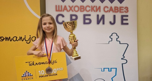 Apatinka Kalina Pejin od ponedeljka u Gruziji na svetskom šahovskom takmičenju