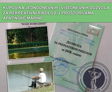 U PRODAJI JEDNODNEVNE I VIŠEDNEVNE RIBOLOVAČKE DOZVOLE