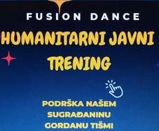 Humanitarni javni trening za Gordana zakazan za 1. februar
