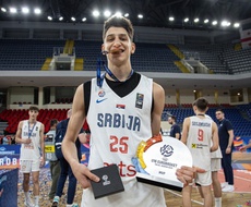 Apatinac Nikola Кusturica najkorisniji igrač Evropskog košarkaškog prvenstva do 16 godina