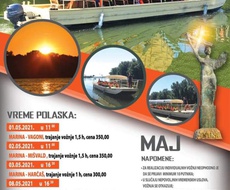 KREĆE SEZONA PANORAMSKIH VOŽNJI DUNAVOM